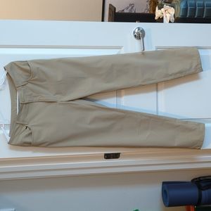 All In Motion Men's Golf Chino, 32/30, beige